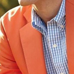Фото. Современный мужчина. Оранжевый пиджак