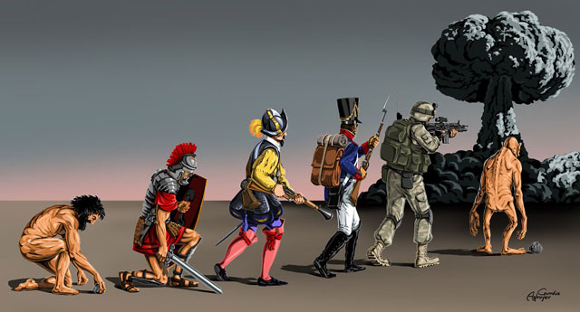 Иллюстрация Война и мир. Эволюция