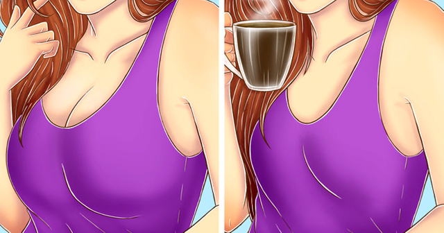 От кофе уменьшается грудь