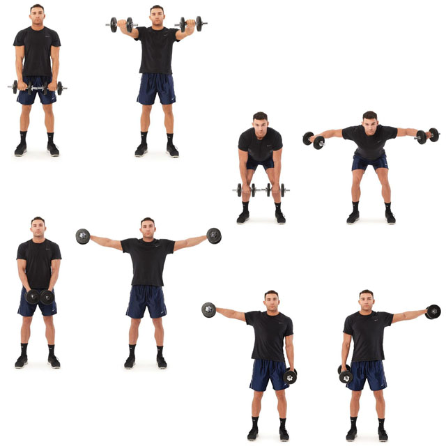 Упражнения на дельтовидные мышцы