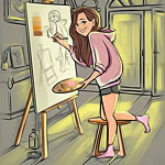 Начинающий художник