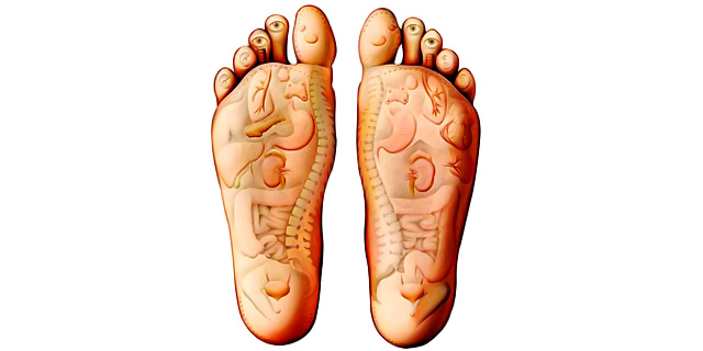Тайский массаж ступней ног: рефлекторные зоны