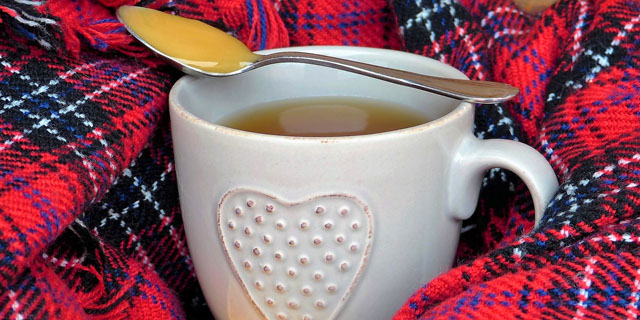 Чай с медом от простуды