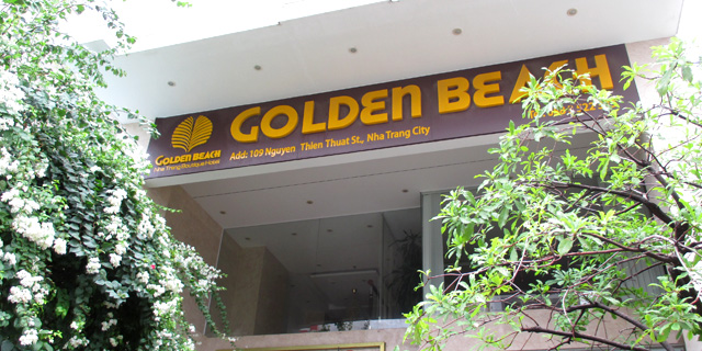 Отель Golden Beach, Нячанг, hotel Golden Beach,  Nha Trang - главный вход