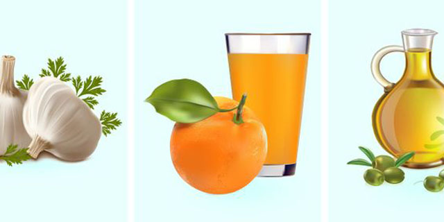 Чеснок, апельсиновый сок и оливковое масло от варикозного расширения вен