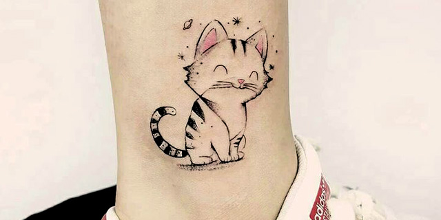 Котенок. Татуировка для девушек