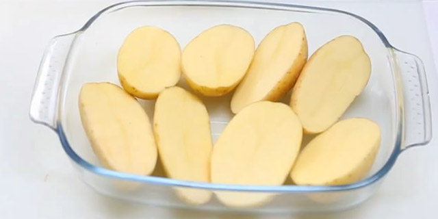 Запеченный картофель в духовке. Форма